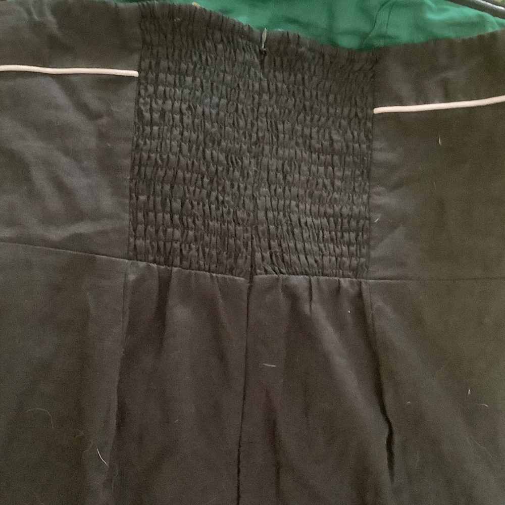 Anna Cate Green and Black Colorblock Maxi Skirt with Side Slit - Picture 8 of 13